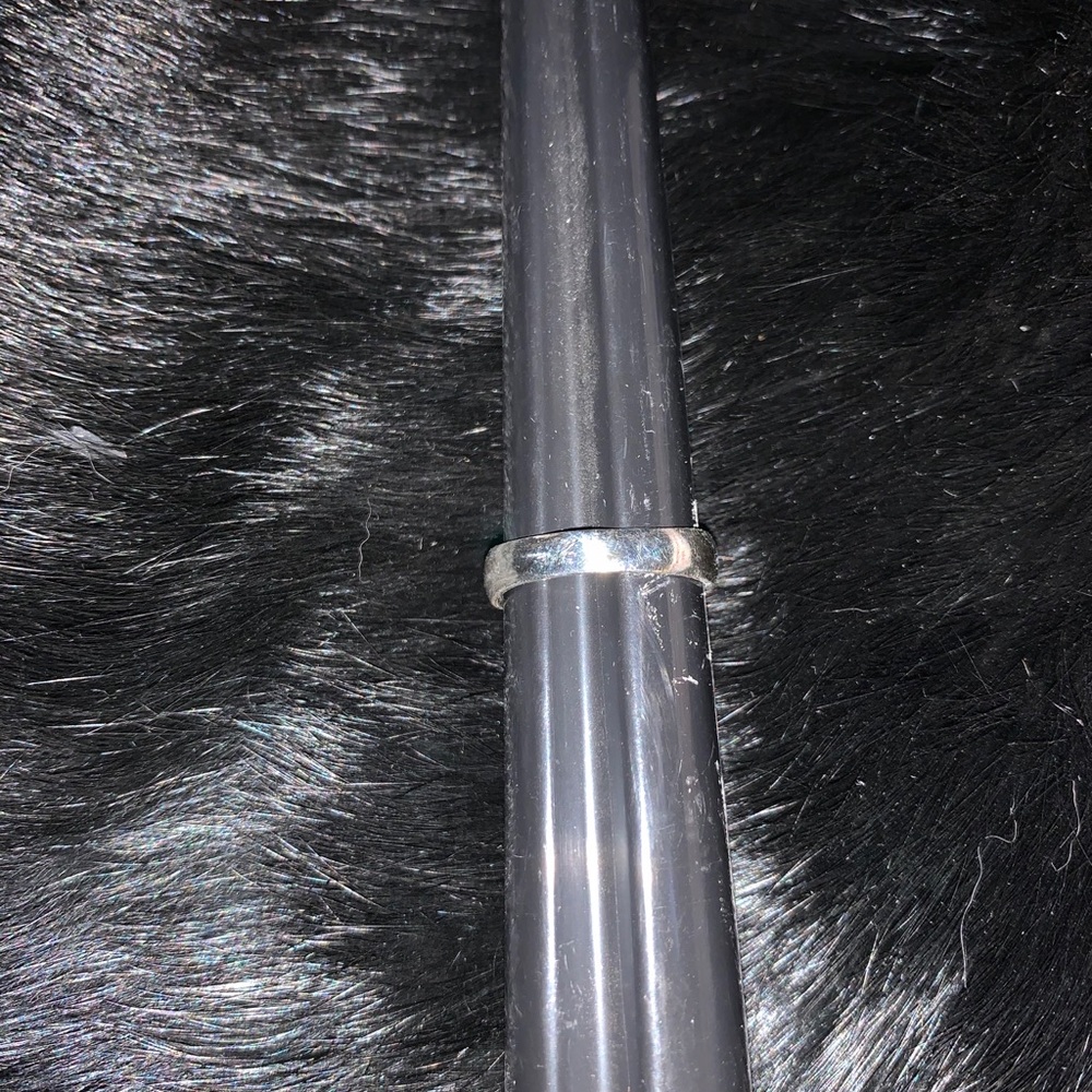 Mother of pearl inlay sterling silver ring - Picture 3 of 3